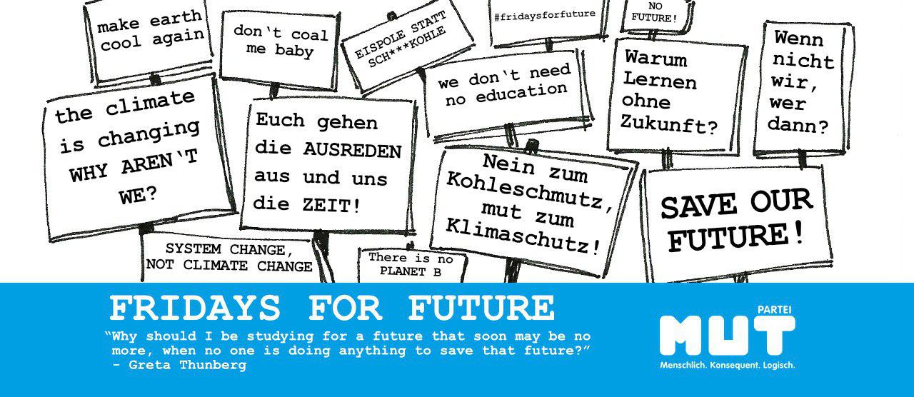 Resolution zur Fridays for Future Bewegung