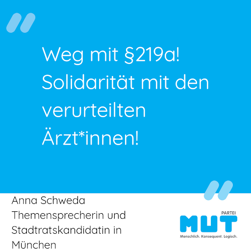 Weg mit §219a!