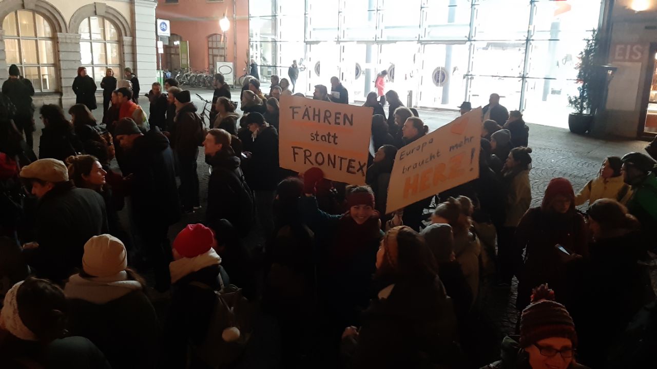 Abschottungspolitik: Demo in Würzburg