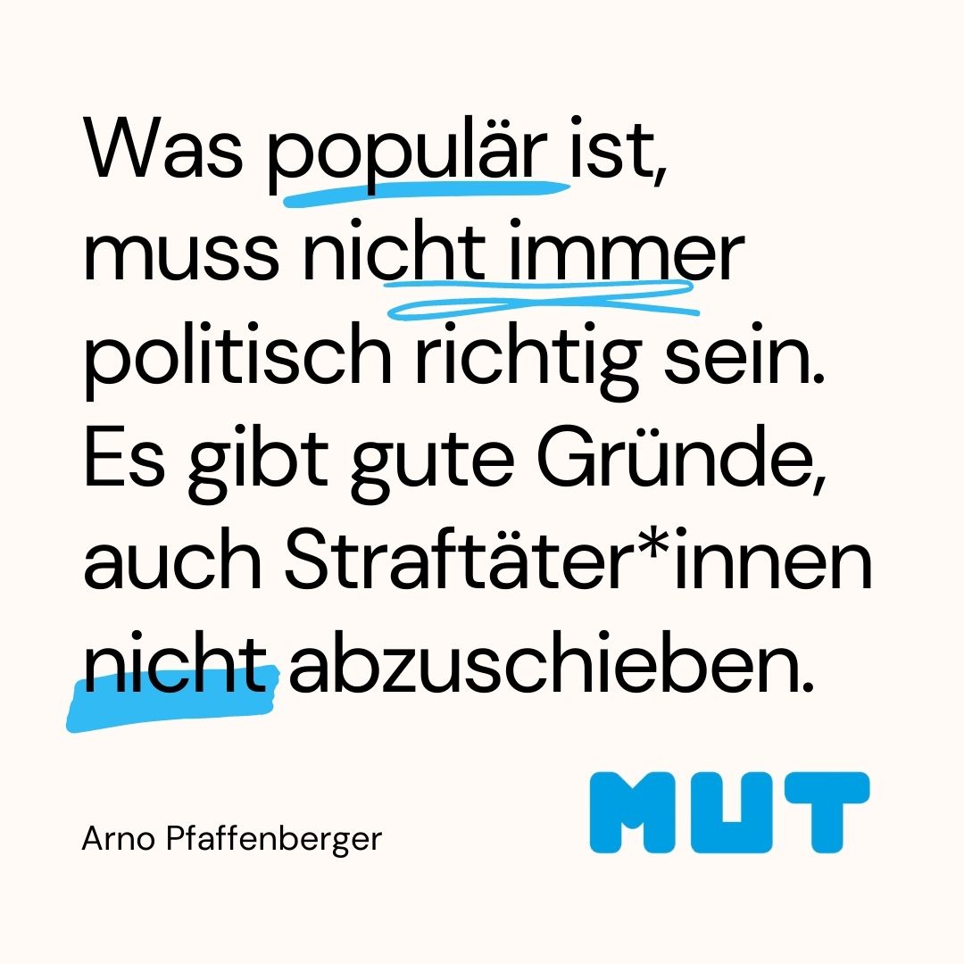 Menschenrechte können nicht verwirkt werden – Warum auch Straftäter nicht abgeschoben werden dürfen!