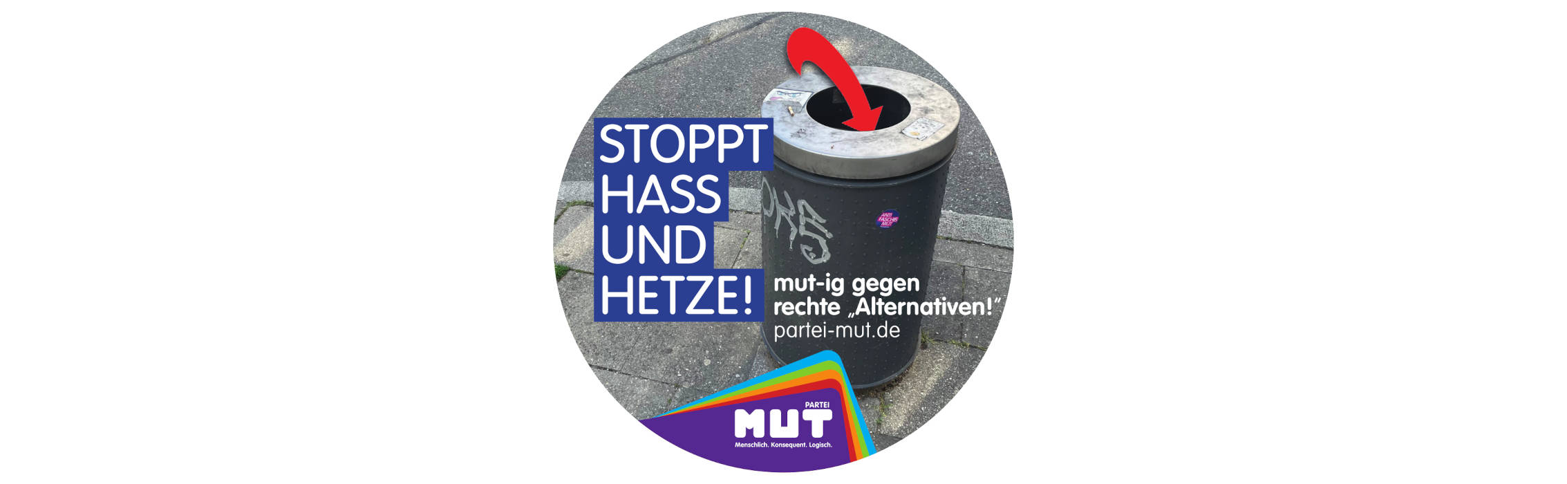 Demokratie und Menschlichkeit verteidigen. Gemeinsam gegen Rechts!