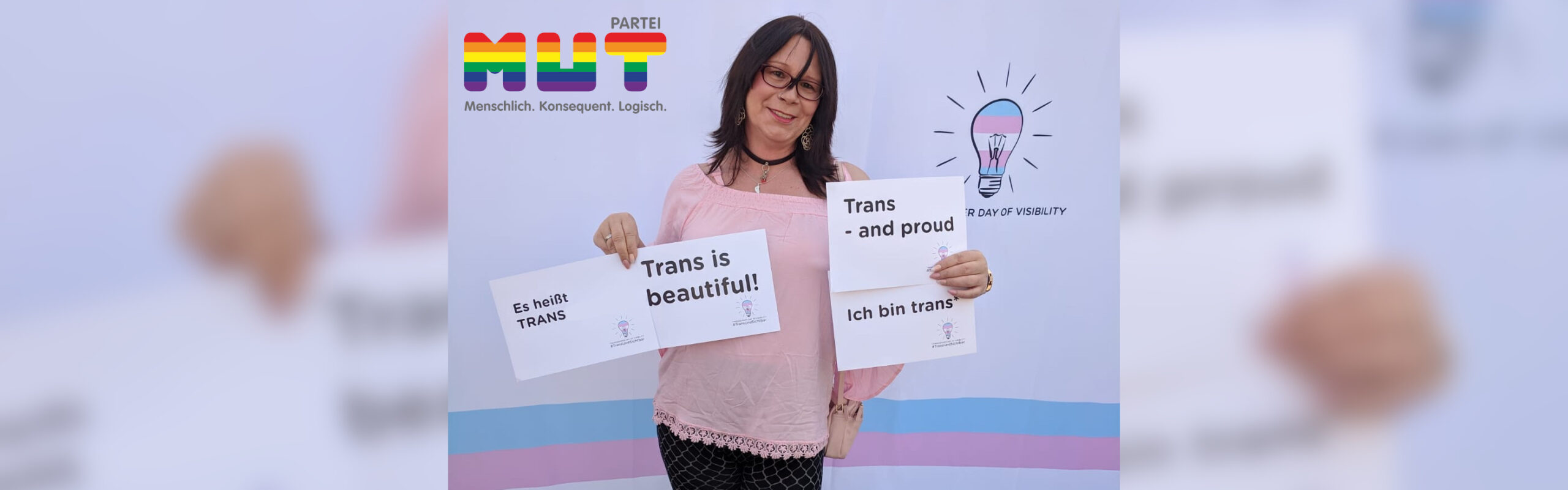 Unser Bundesvorstandsmitglied Christin Löhner zum heutigen Internationalen Tag der Trans* Sichtbarkeit (TdoV)